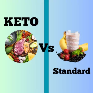 Keto diet compared to Standard diet image